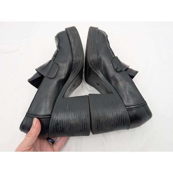 Mudd Tempo 90's Y2K Platform Chunky Heel Loafers Vegan Black Women's 7.5 - Picture 6 of 10